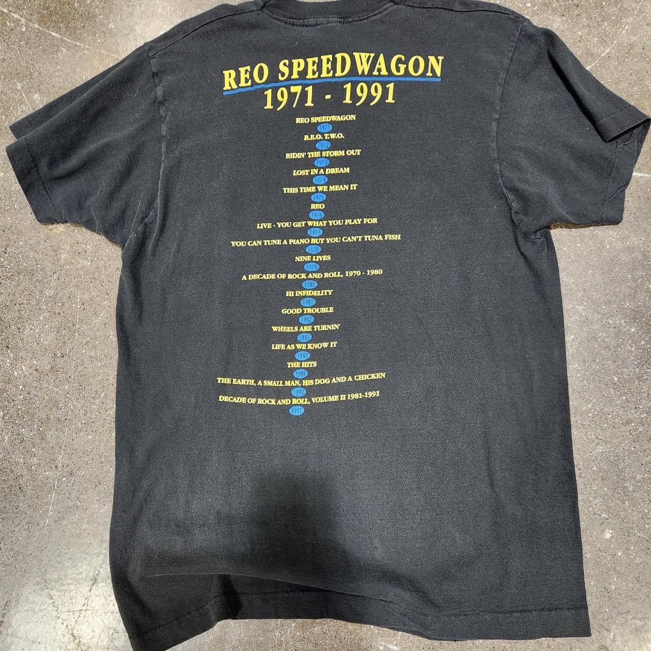 1991 REO Speedwagon Band Tee