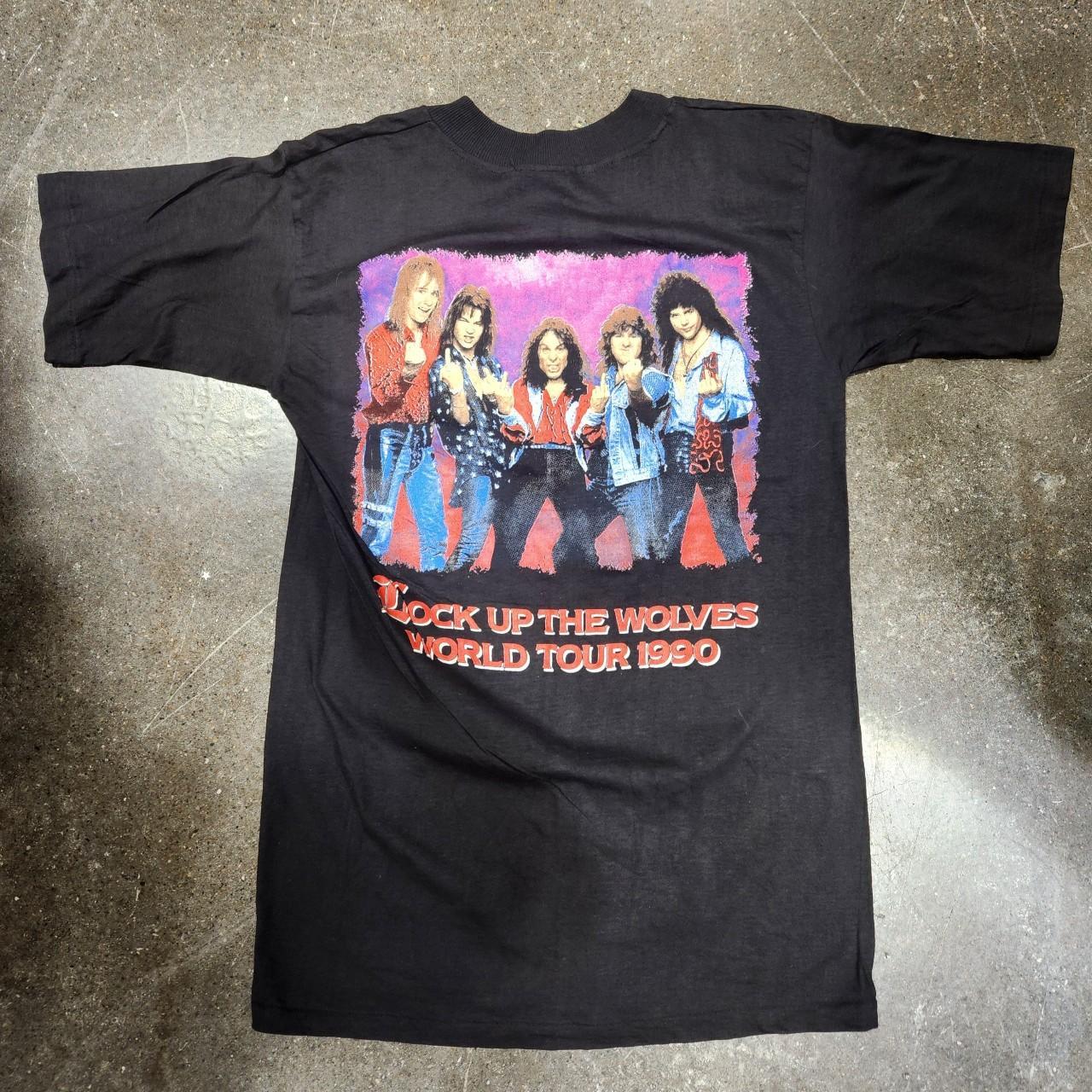 1990 Dio Lock Up the Wolves World Tour Tee