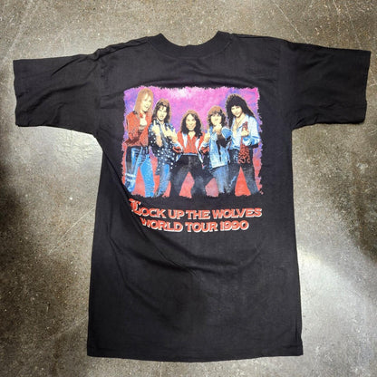 1990 Dio Lock Up the Wolves World Tour Tee