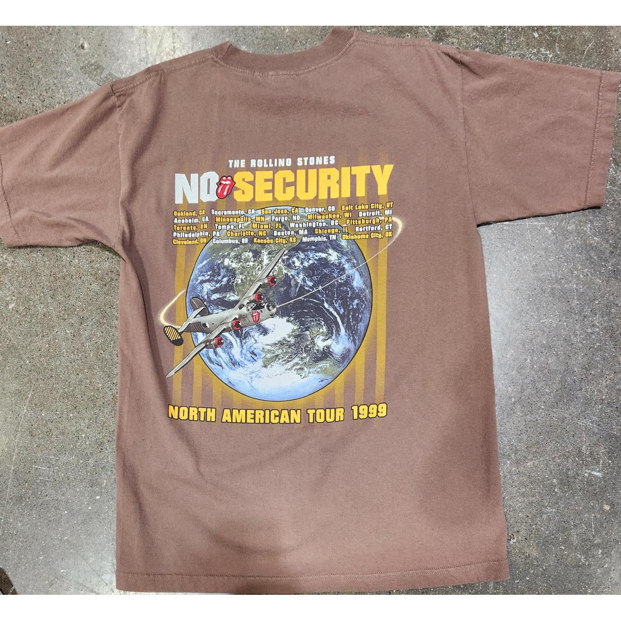 1990 Rolling Stones No Security Tee