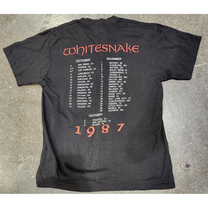 1987 Whitesnake David Coverdale Tour Band Tee