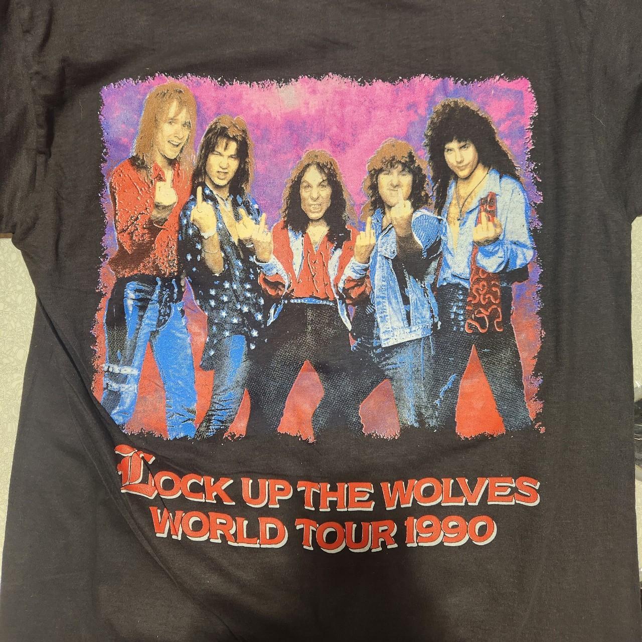 1990 Dio Lock Up the Wolves World Tour Tee