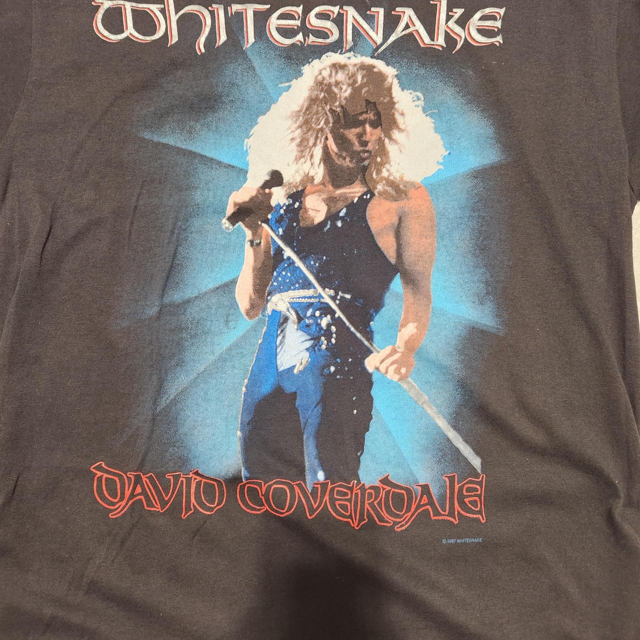 1987 Whitesnake David Coverdale Tour Band Tee