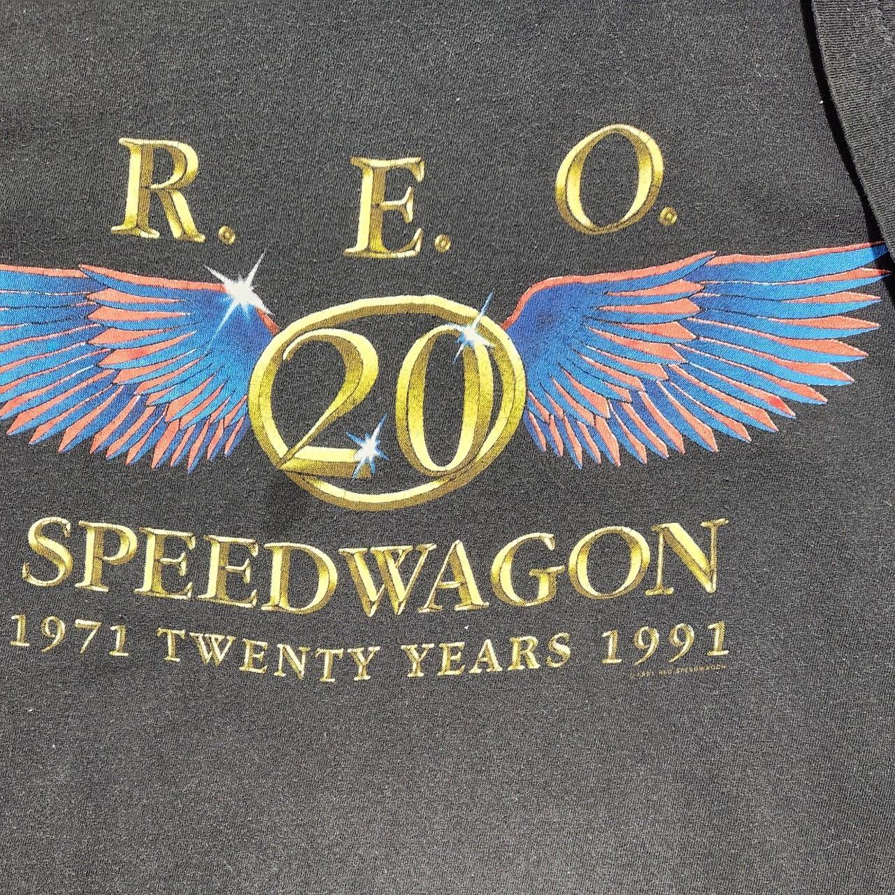 1991 REO Speedwagon Band Tee