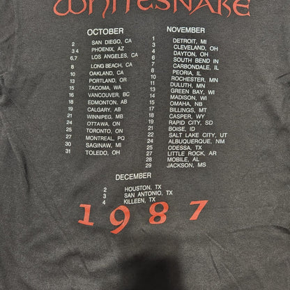 1987 Whitesnake David Coverdale Tour Band Tee